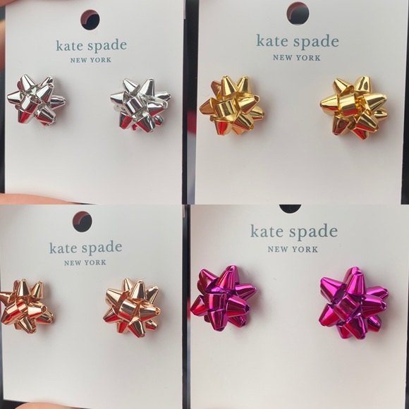 NWT ♠️✨ host pick✨Kate Spade BourgeoisBow Earrings - Picture 6 of 6